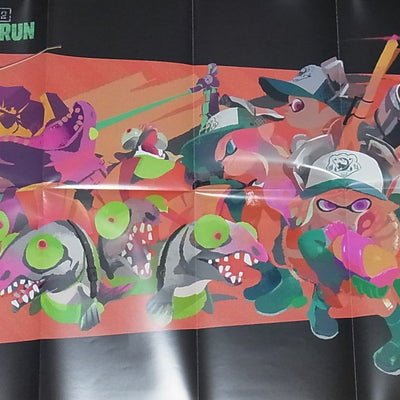 Splatoon & Kirby Big Size Reversible Poster 