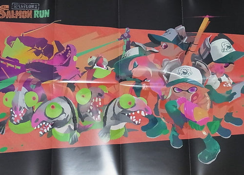 Splatoon & Kirby Big Size Reversible Poster 