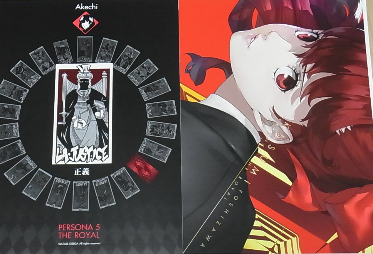 Persona5 The Royal Visual Art Card Book 10 pieces Book Style cards P5 Persona 5 