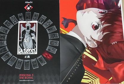 Persona5 The Royal Visual Art Card Book 10 pieces Book Style cards P5 Persona 5 