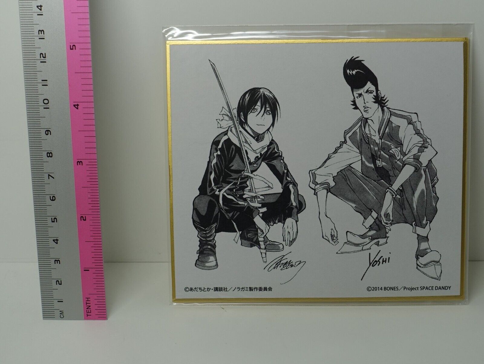 Space Dandy BONES Advance Screening Event Print Shikishi Art Board Noragami 