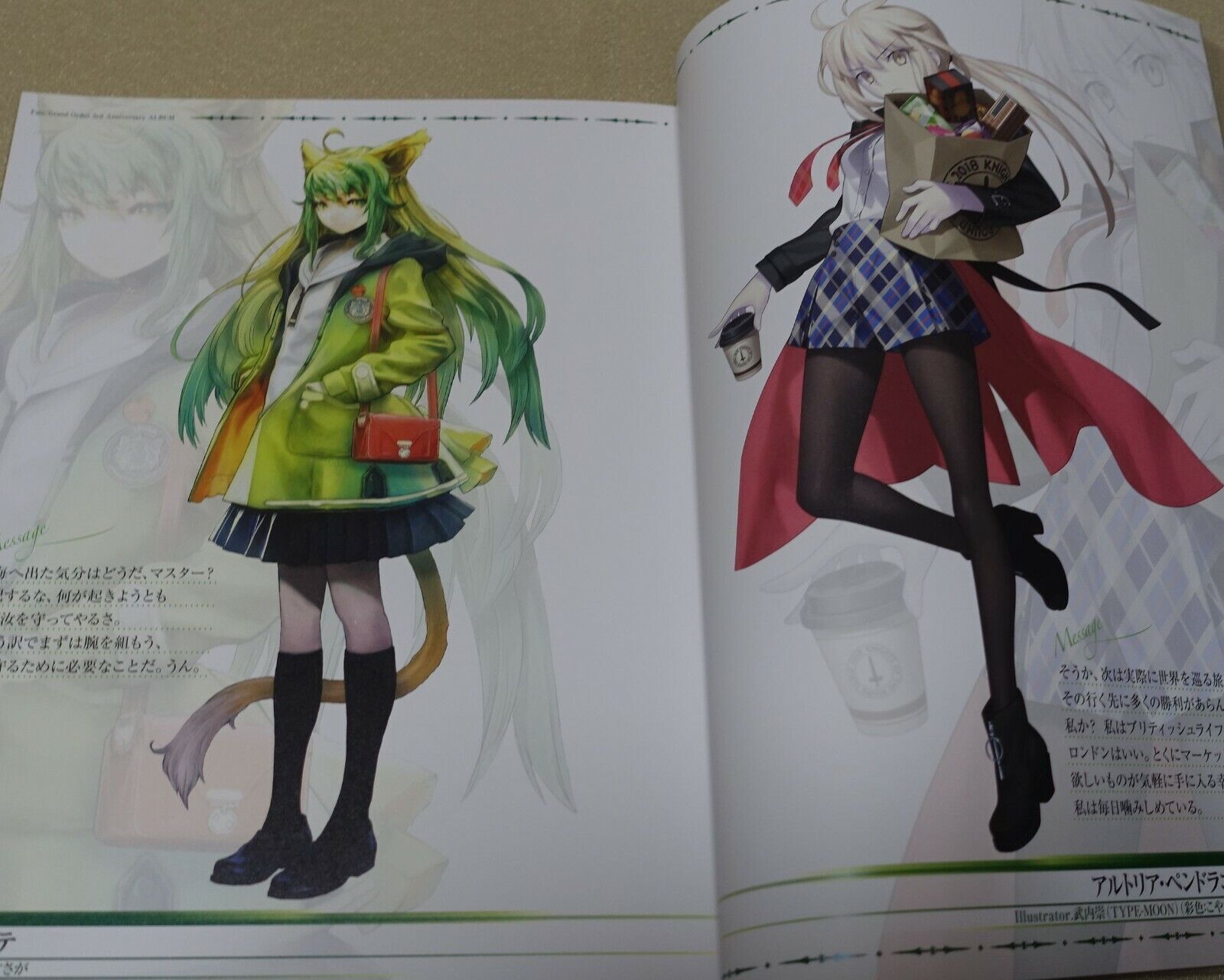 Type-Moon Fate Grand Order FGO MEMORIAL ART BOOK 3rd Anniversary ALBUM 