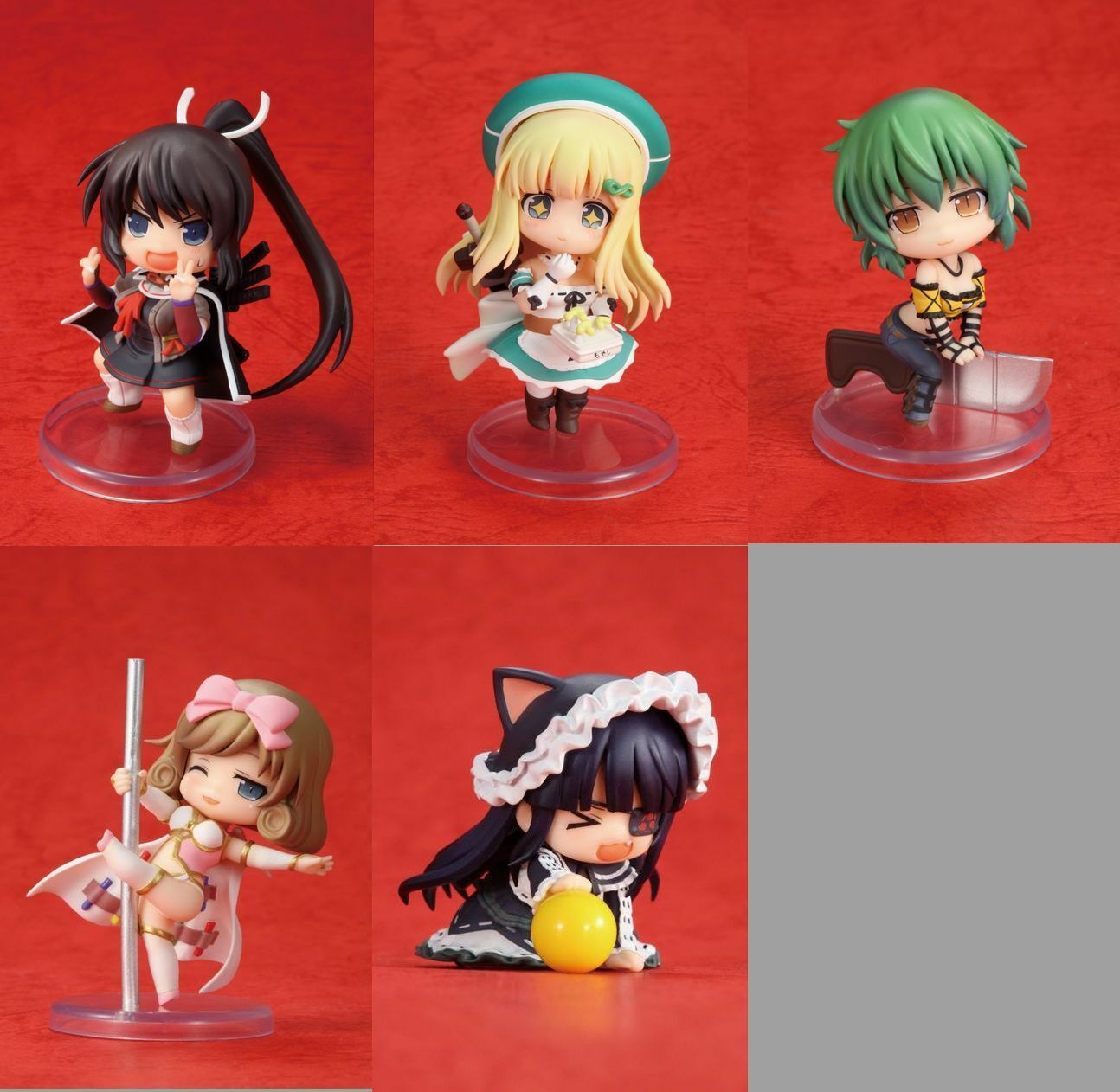 Senran Kagura2 Shinku mini figure 5SET 