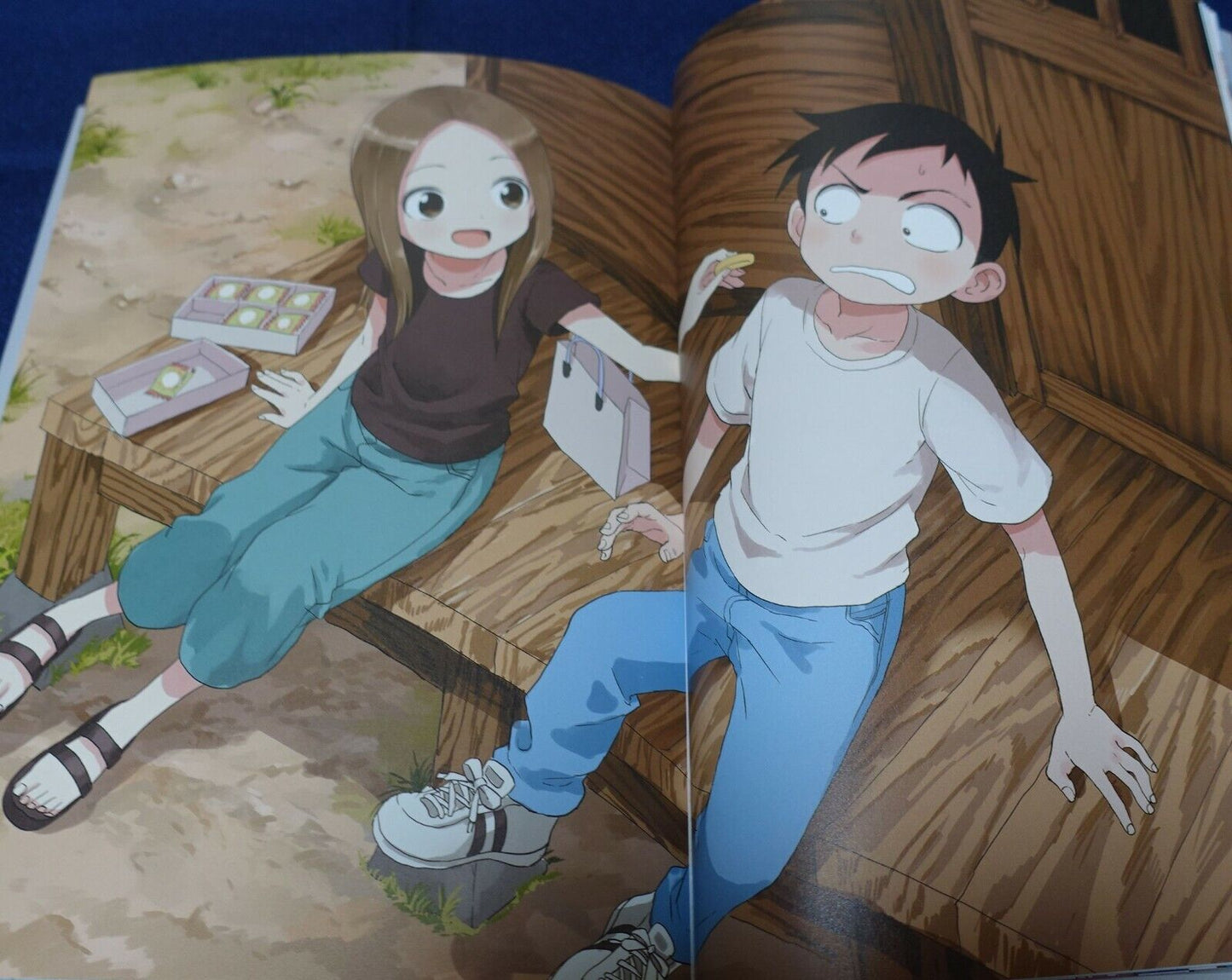 Soichiro Yamamoto KARAKAI JOZU NO TAKAGI SAN Art Book vol.1&2& TV guide book 