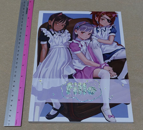 FKEY Original Color Illustration Art Book fille 