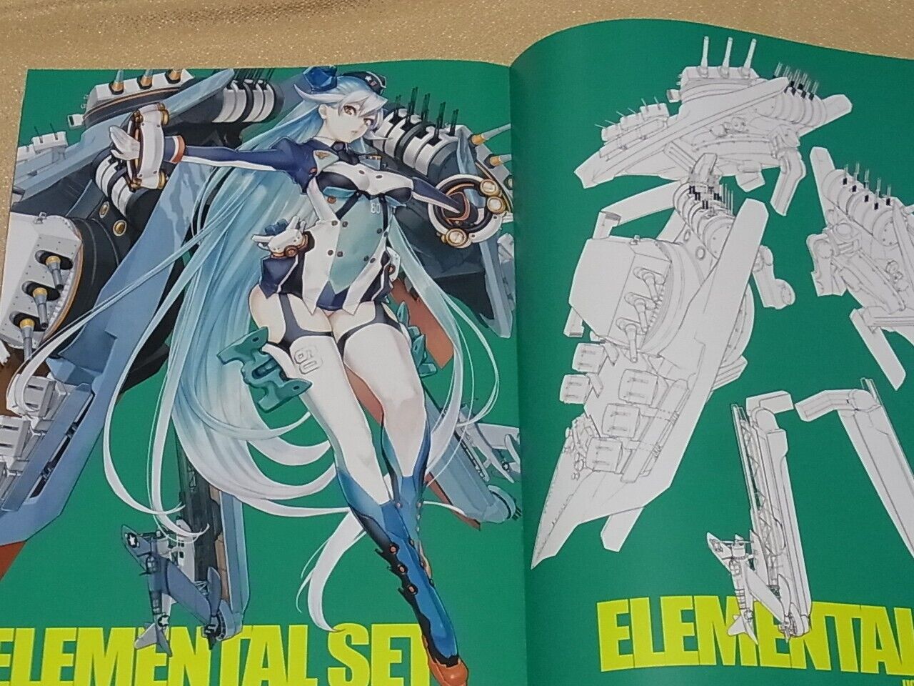 Ugetsu Hakua Color Illustration Art Book ELEMENTAL SET C97 