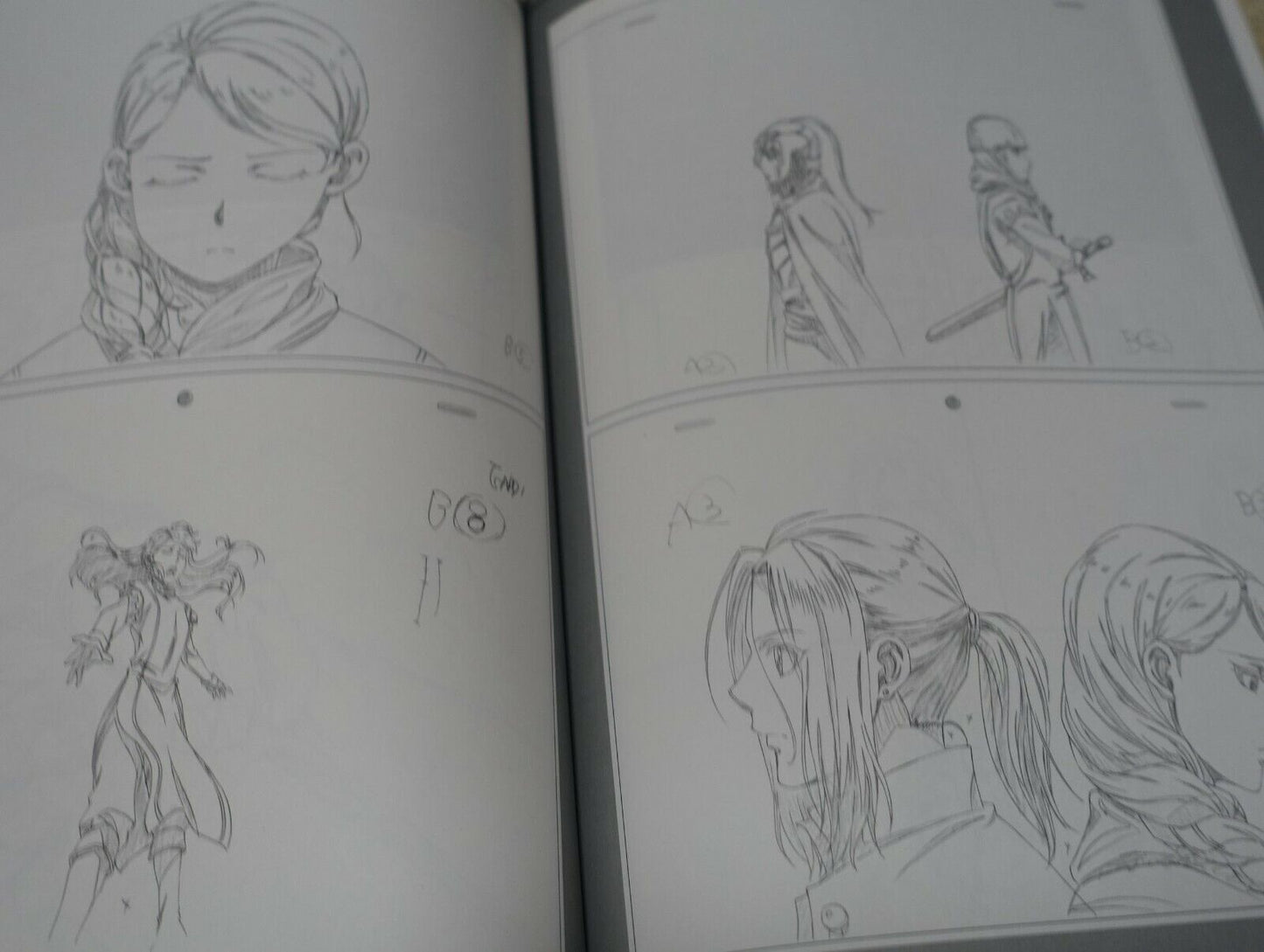 LIDENFILMS The Heroic Legend of Arslan Key Frame & Staff Art Book Set Yashasuiin 
