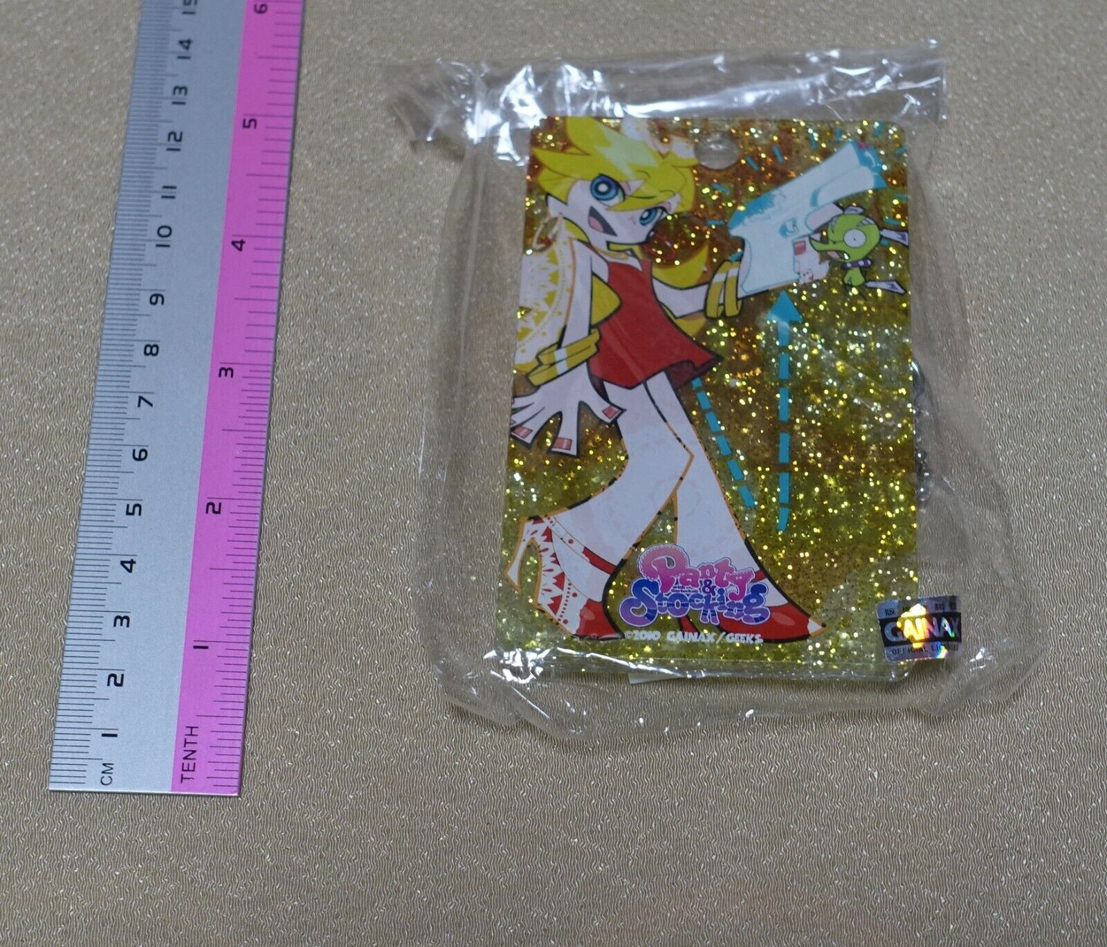 Panty and Stocking with Garterbelt Acrylic Pass Case ID Badge Holder Panty 