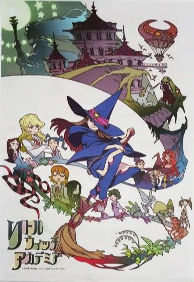 Yoh Yoshinari Little Witch Academia B2 Size Tapestry Wall Scroll 