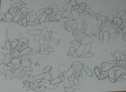 The Art Of Yoh Yoshinari Rough Sketches TEZUKA Characters 