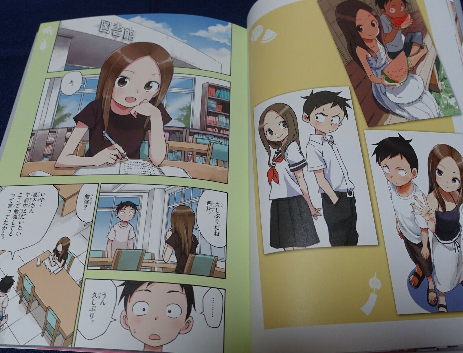 Soichiro Yamamoto KARAKAI JOZU NO TAKAGI SAN Art Book vol.1&2& TV guide book 