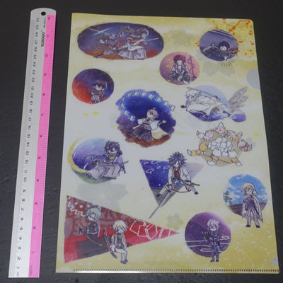 Katsugeki Touken Ranbu PVC Art Sheet Clear File 