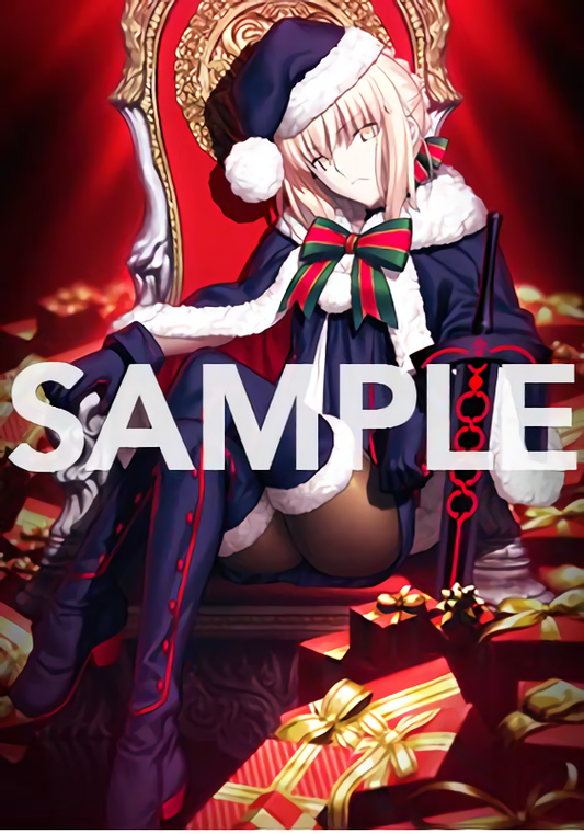 Type-Moon Fate Grand Order FGO B2 Size Tapestry No.107 Artoria Pendragon Santa 