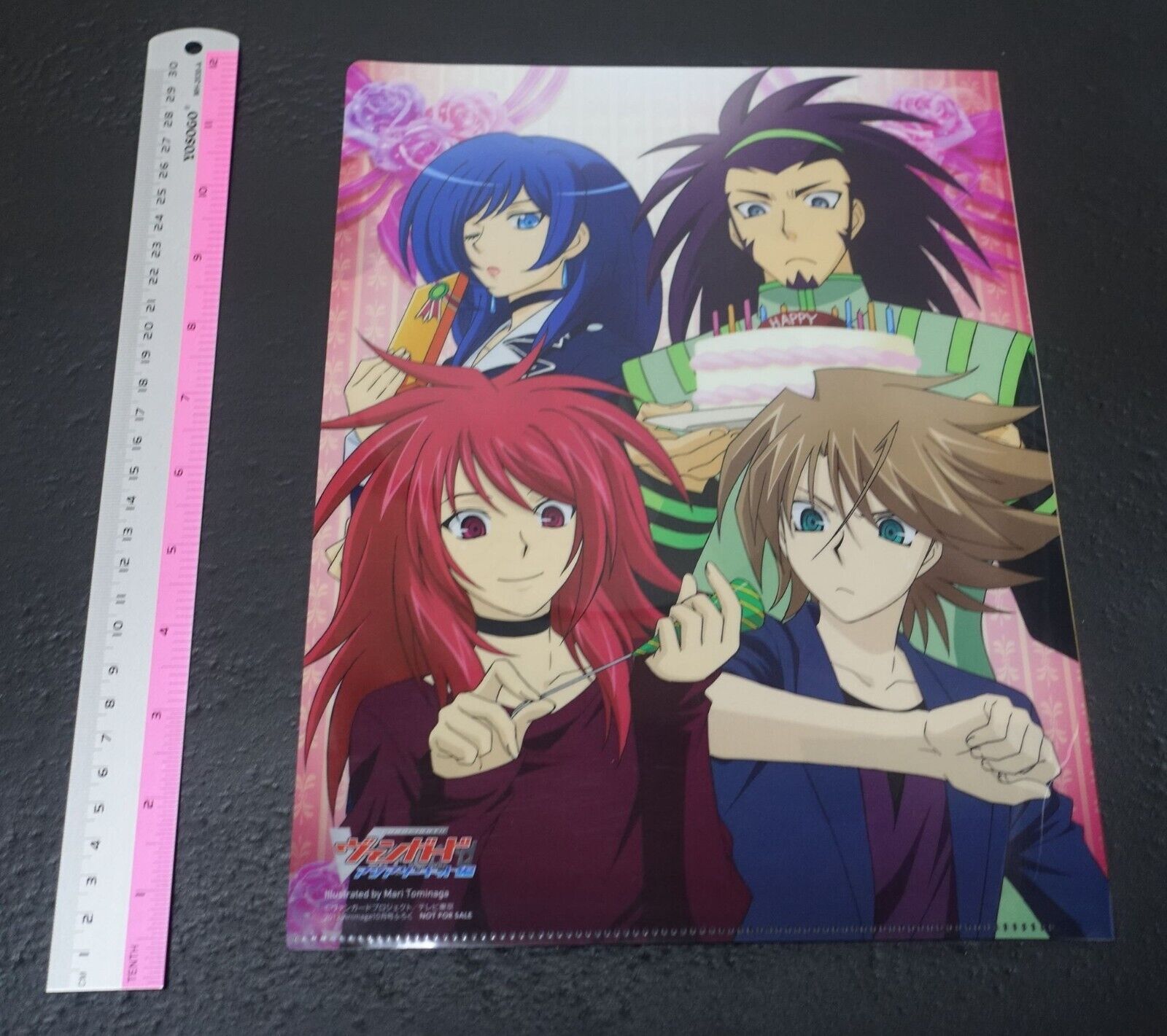 Animation Cardfight!! Vanguard PVC Art Sheet Clear File 