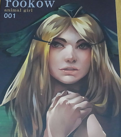 Gakyou Bouzu Color Illustration Art Book rookow animal girl 0001 