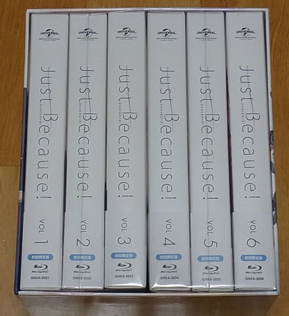 Animation Just Because! Blu-ray 1-6 Complete Set & Storage Box 