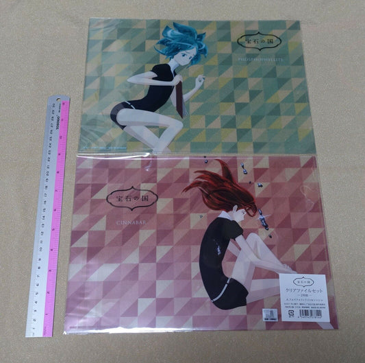 Houseki no Kuni Land of the Lustrous PVC Art Sheet Set Phosphophylite & Cinnabar 
