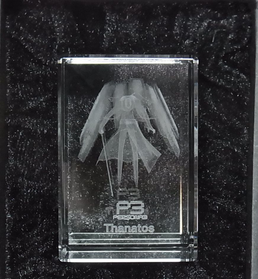Persona3 3D Crystal Persona 3 Thanatos Very Rare 