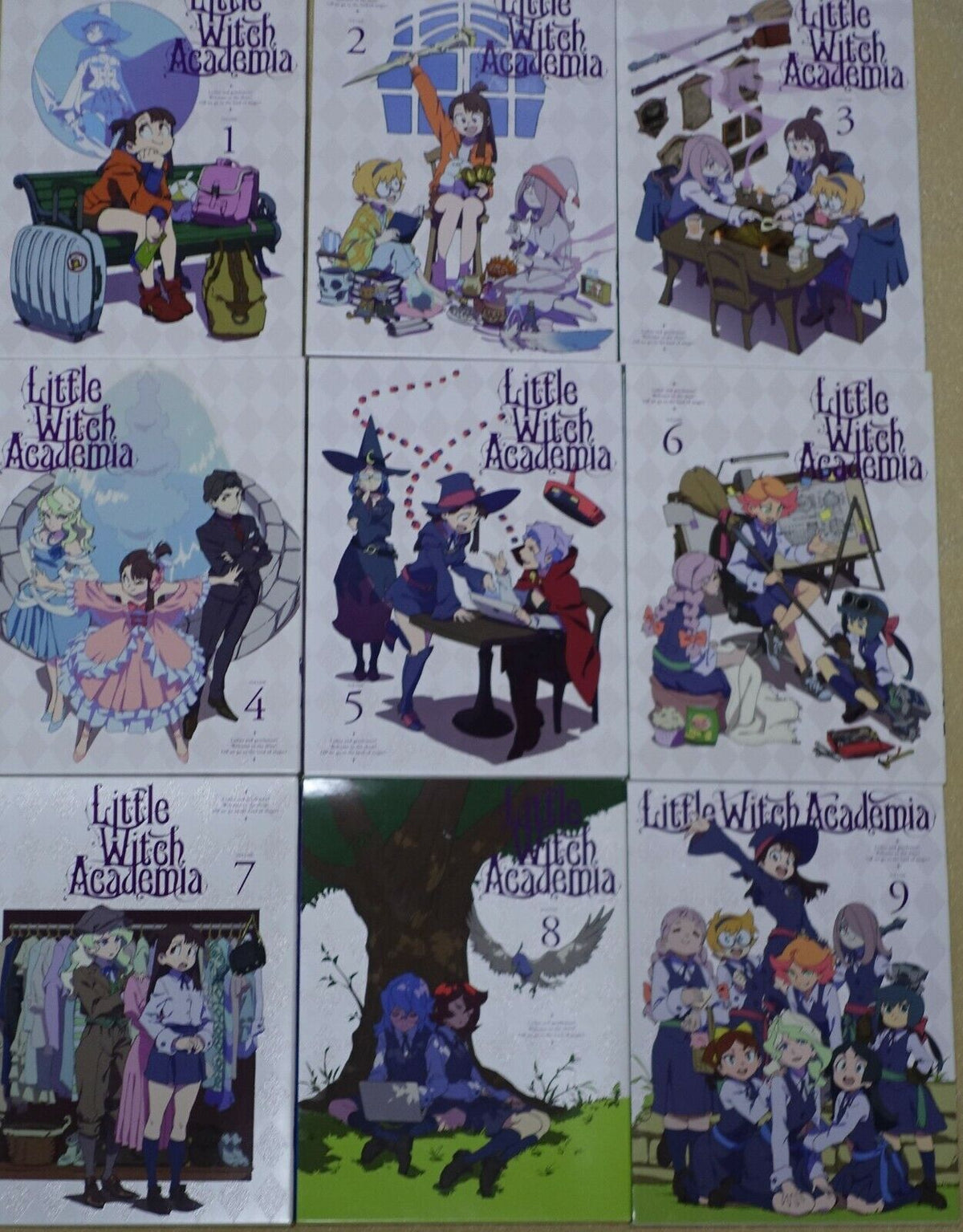 Little Witch Academia DVD Disc vol.1-9 Complete Set 25 episodes Eng Subs 