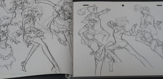 THE ART OF YOH YOSHINARI ROUGH SKETCHES ART BOOK 312page C90 