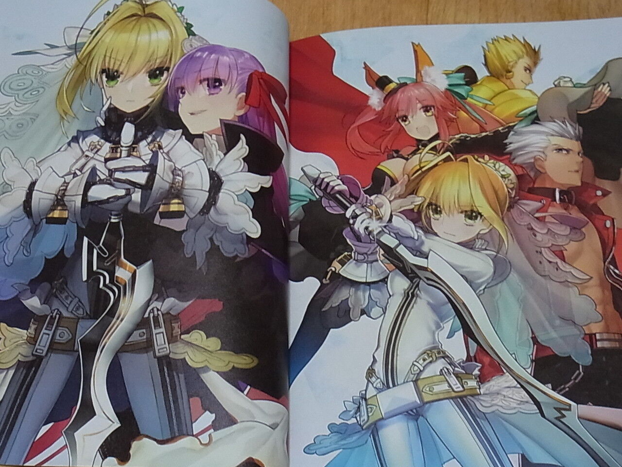Fate EXTRA material WADA ARCO Illustrations 50 page TYPE-MOON FGO 