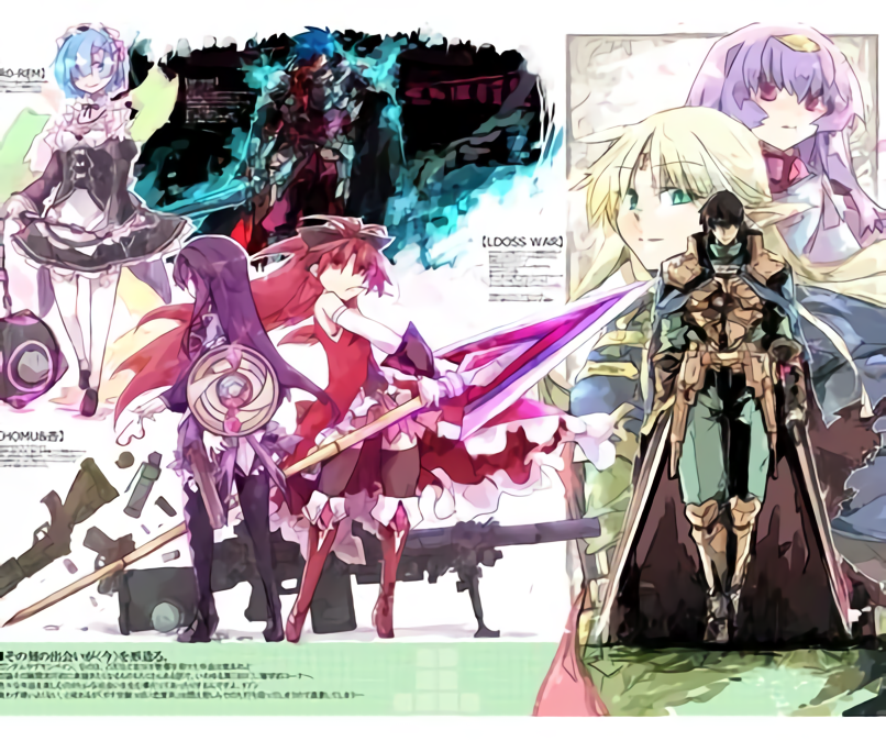 Bukiya Bells Anime Girls & Gundam Mechanic Color Fan Art Book DEZA BORN C98 Pre 