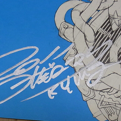 Yusuke Kozaki Illustration Art Book Lea draw with Hand Drawn Autograph Sign 