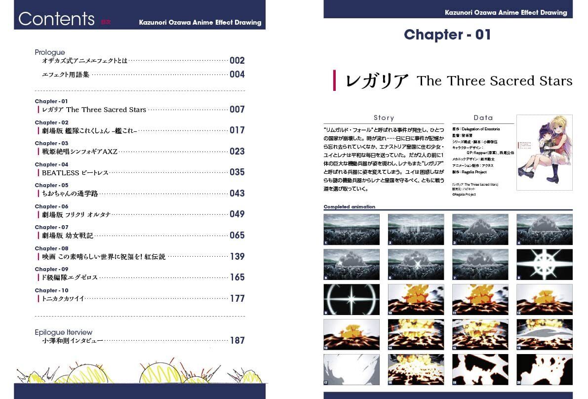 Kazunori Ozawa Ozakazushiki Collection of Original Animation Effects 