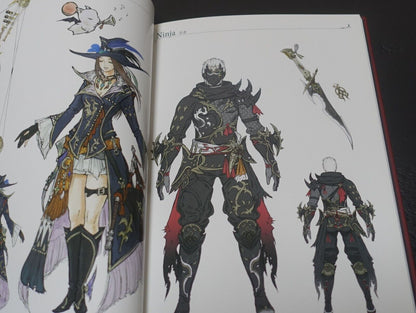 Final Fantasy 14 The Art of Eorzea HEAVENSWARD & STROMBLOOD Art Book Set 