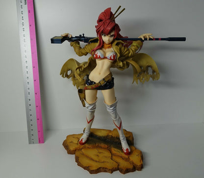 ALTER Gurrenlagann Bounty Hunter Yoko Littner 1/8 Figure pedestal damaged 