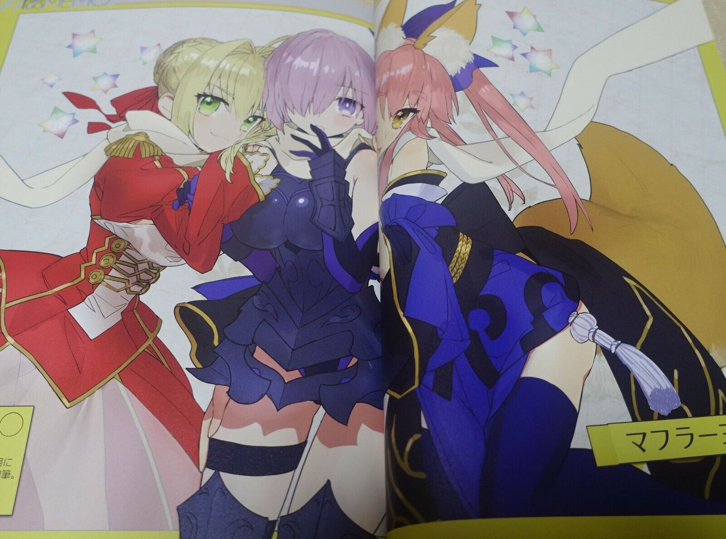 WADA ARCO Fate FGO FAN Color Art Book Fate GO MEMO with PVC Art Sheet C91 