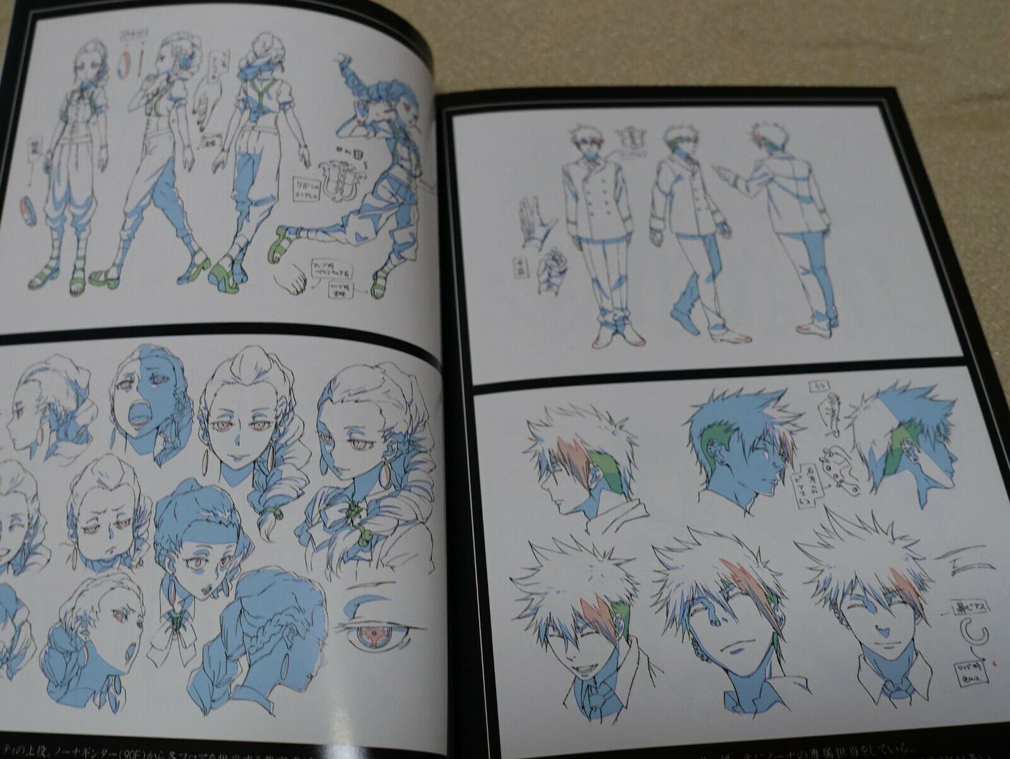 Death Parade Starter Book Design & Key Frame Art Works 