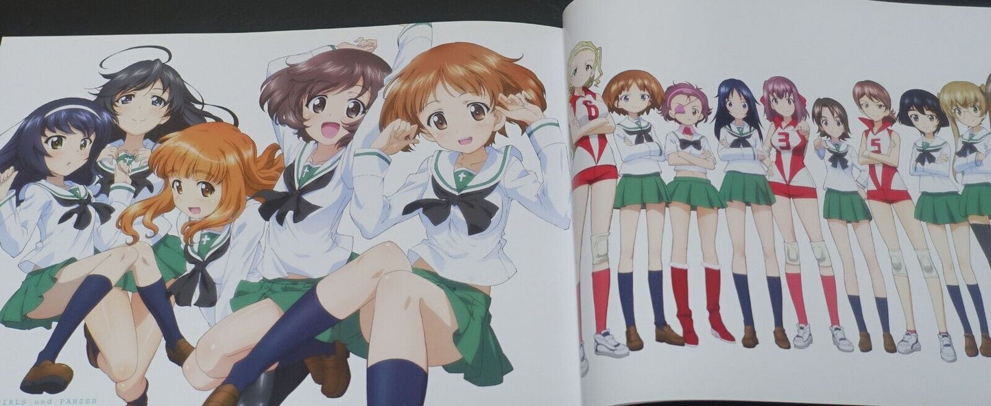 GIRLS und PANZER Characters Official Art Works Sensha-do Shoujo Syashin Syuu 2 