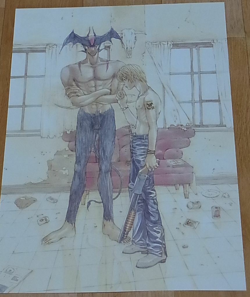 Devil Man B4 Size Portrait Shouu Tajima Devilman 