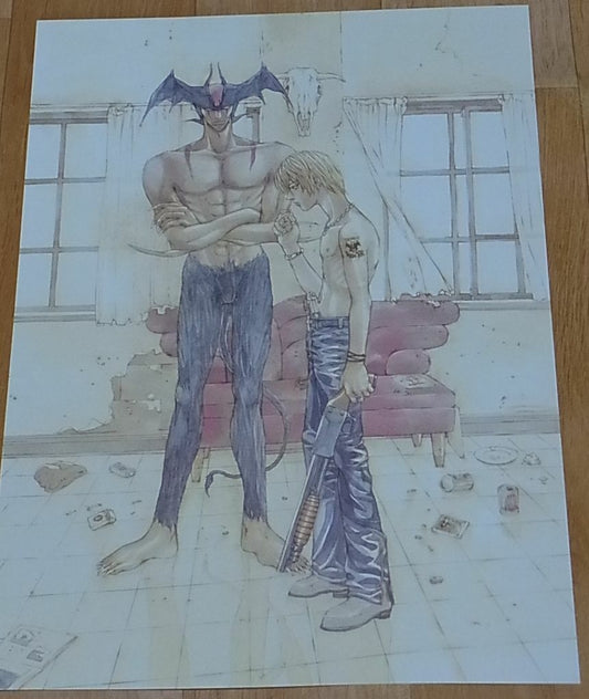Devil Man B4 Size Portrait Shouu Tajima Devilman 
