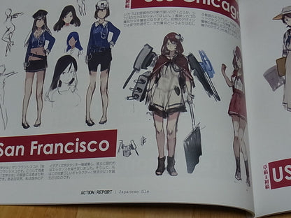 AURA STEC November Kantai Collection Imaginary USN Fleet Girls Art Book Action 