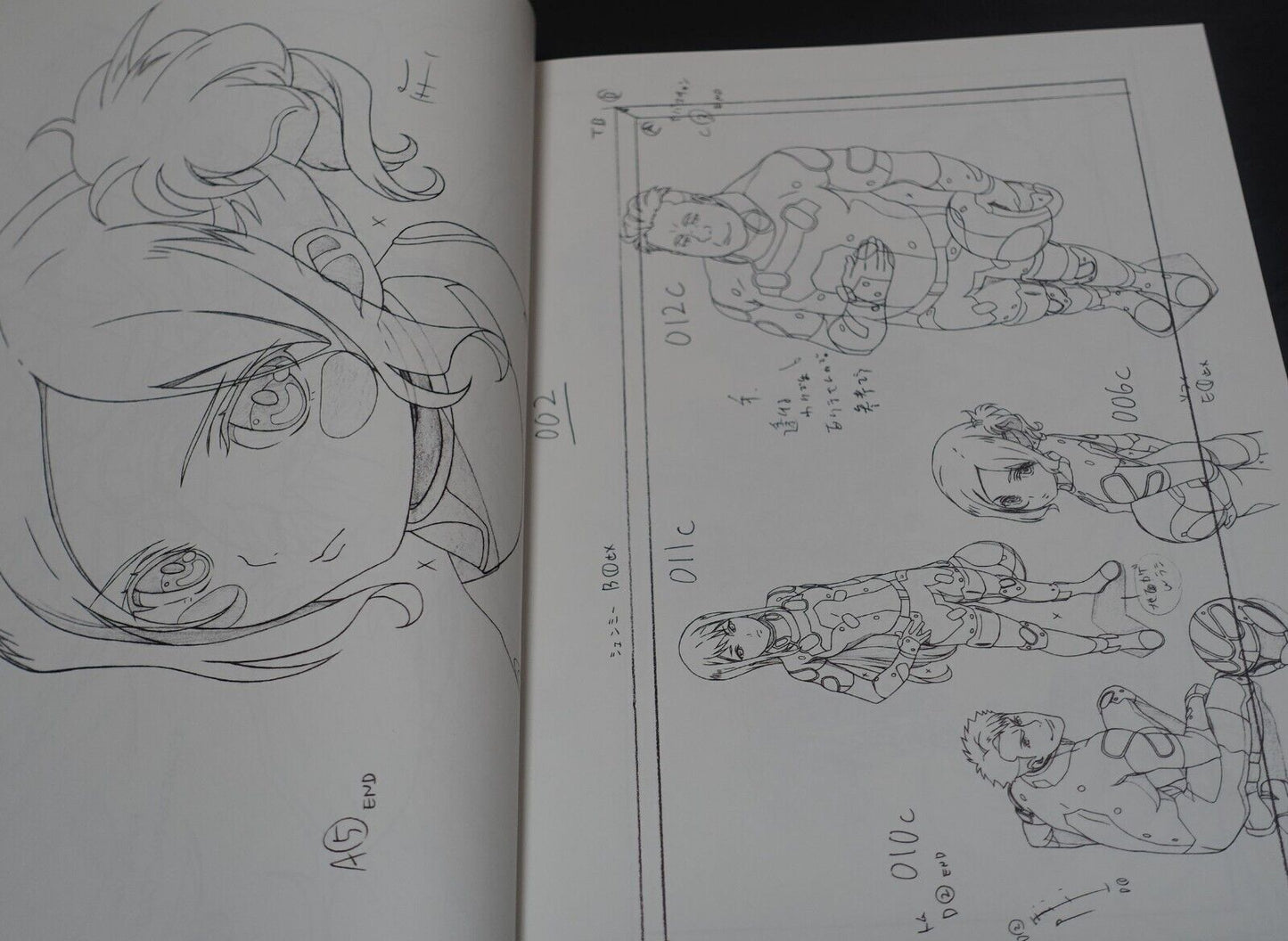 Animation Kuromukuro Key Frame Art Work Book of Black 