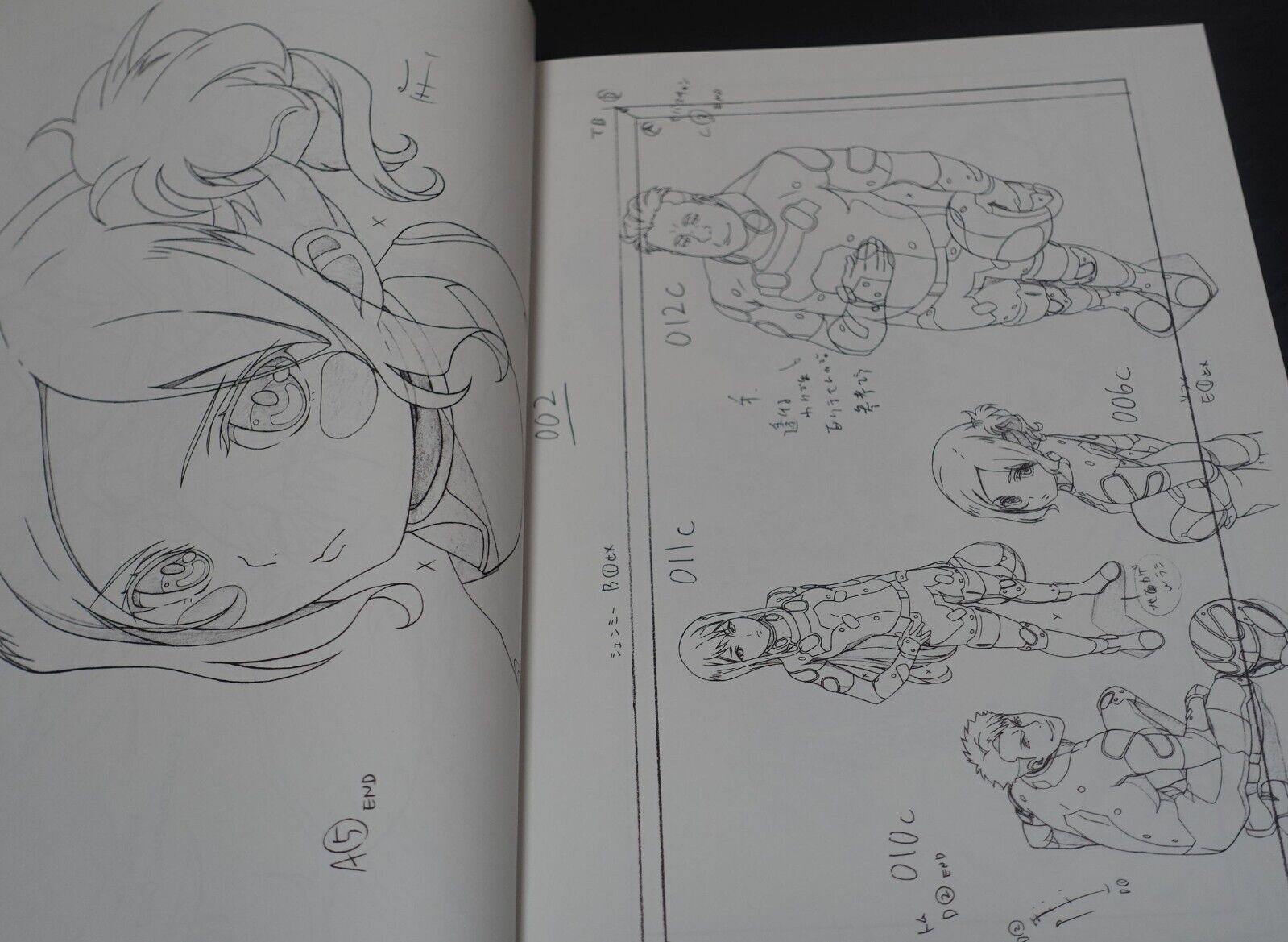 Animation Kuromukuro Key Frame Art Work Book of Black 