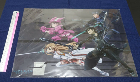 Sword Art Online Alternative Gun Gale Online PVC Clear Poster 