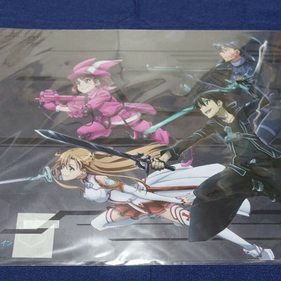 Sword Art Online Alternative Gun Gale Online PVC Clear Poster 