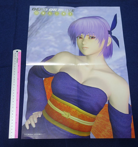 Dead Or Alive Online Ayane & Kasumi Reversible Poster B 