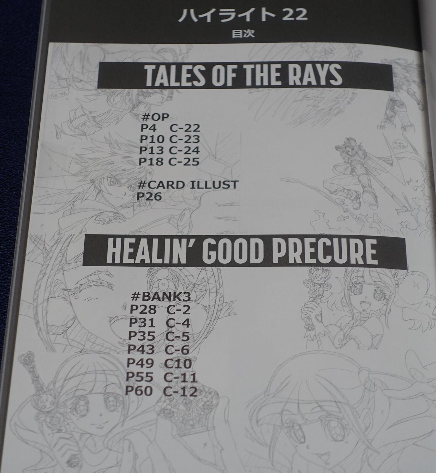 Fumiaki Kouta Tales of The Rays Healin' Good Precure Key Frame Art Book 22 