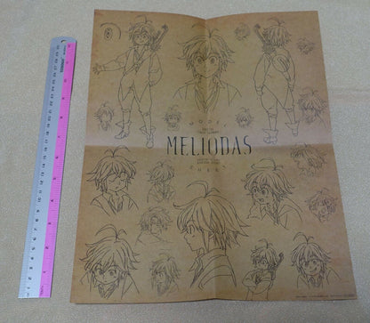 The Seven Deadly Sins Wanted Notice Poster MELIODAS 