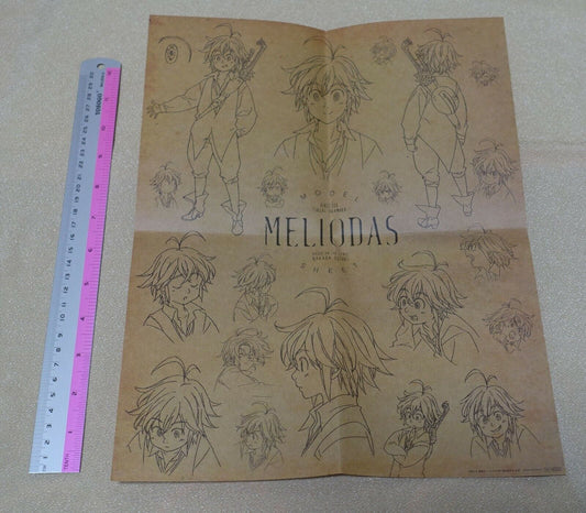 The Seven Deadly Sins Wanted Notice Poster MELIODAS 
