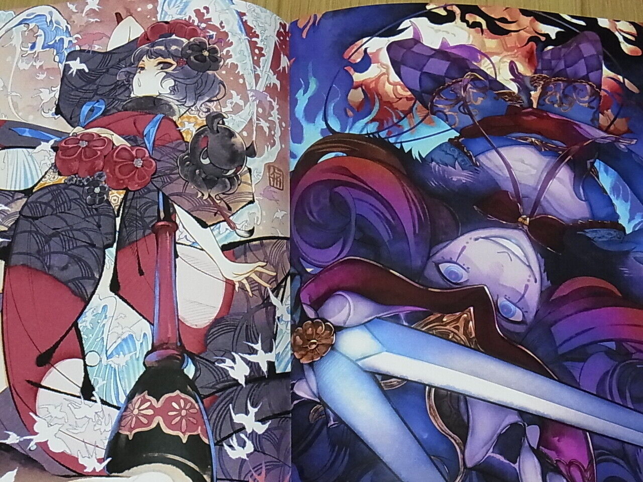 Fate FGO Color Fan Art Book Ring Deterrence 