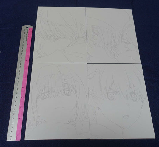 SSSS.GRIDMAN Key Frame & Story Board Art & Design Work Book Vol.1-4 Complete Set 