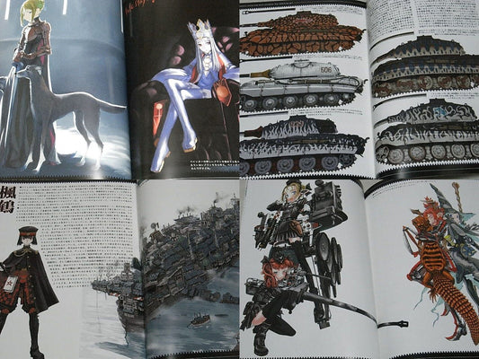 Raita Former Century Mechanic & Military girls Art Book 