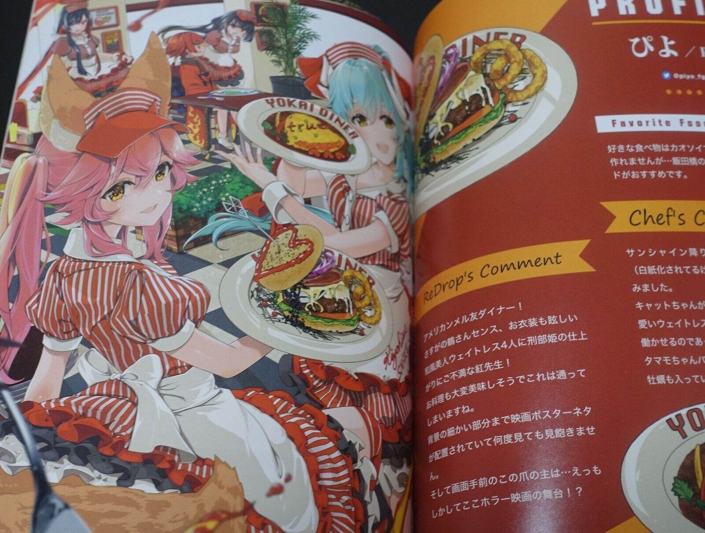 ReDrop Fate Grand Order Color Fan Art Book FGO Servant & Delicious Cuisine 