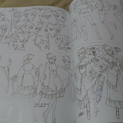 The Design Works of TOSHIHIRO KAWAMOTO Animation Work Book Cowboy Bebop etc 