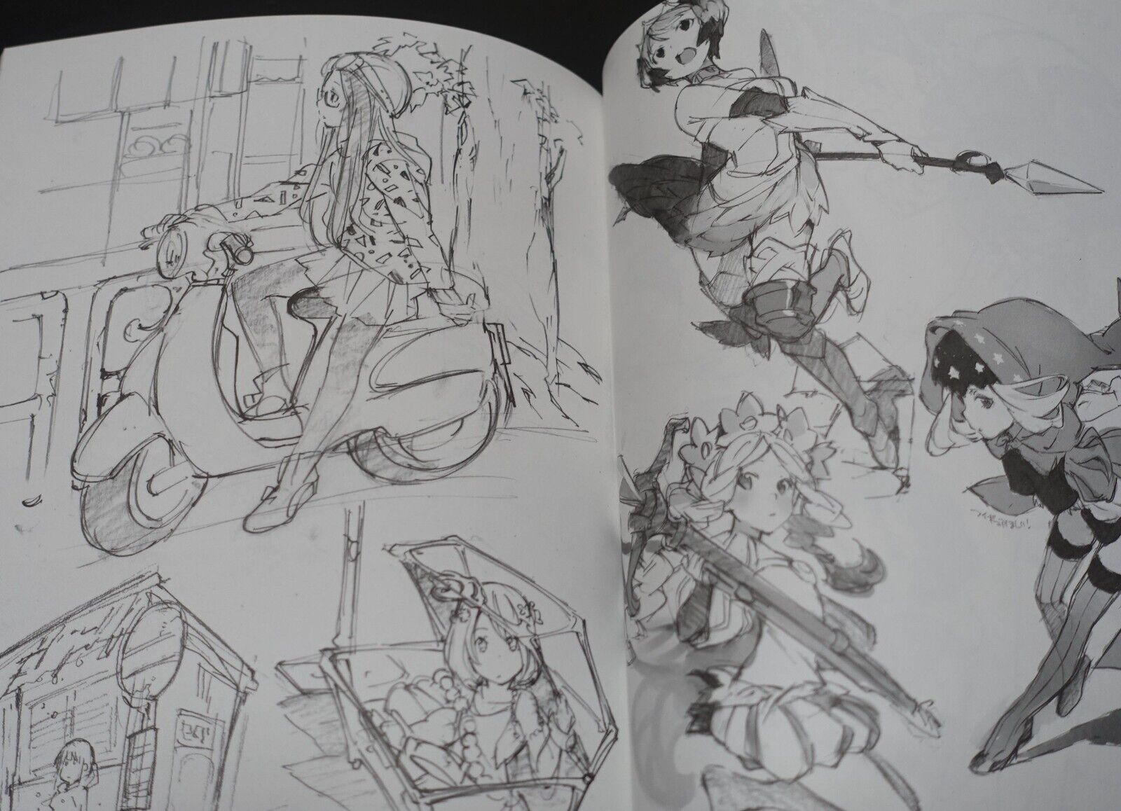 Mai Yoneyama Hiromi Taniguchi etc Art Book Chuousen Anime Sisters C.A.S 